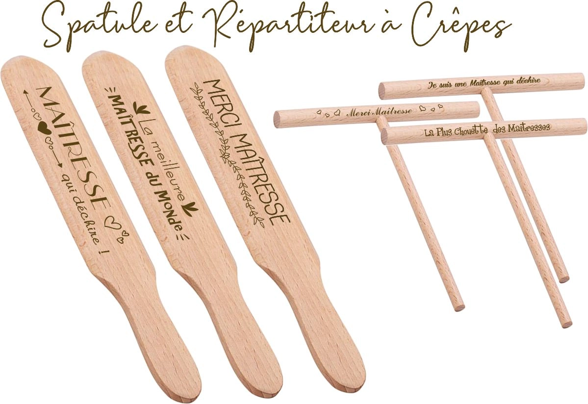 Spatule et répartiteur à Crêpe Maîtresse